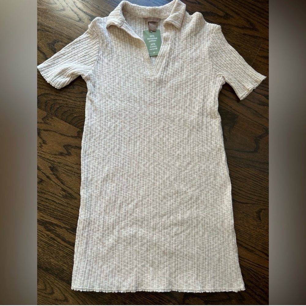 H&M Beige Ribbed Knit Top - Picture 6 of 6